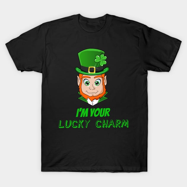 Funny Lucky Charm Leprechaun tshirt T-Shirt by BansheeApps